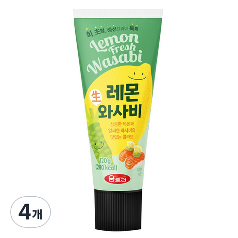 움트리 레몬 생 와사비, 120g, 4개