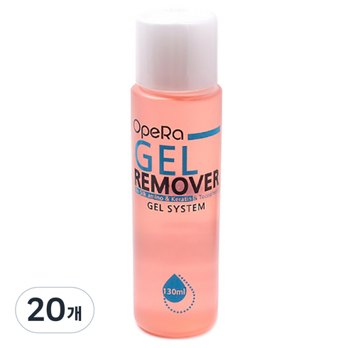 OpeRa 오페라 젤 리무버, 130ml, 20개