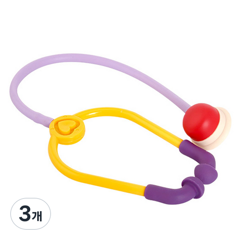 캐스비 뉴말랑하트청진기, 혼합색상, 3개