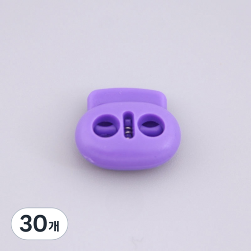 미소로운 다용도 끈길이 조절 버클 18 x 16 x 5 mm, 퍼플, 30개