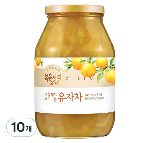복음자리 배를 넣어 부드러운 유자차, 1.03kg, 1개입, 10개