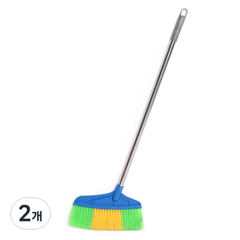 크린메이트 스텐 롱타이탄비 빗자루, 2개, 랜덤발송