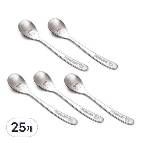 홈애니 티스푼, 25개, 병아리, 단품