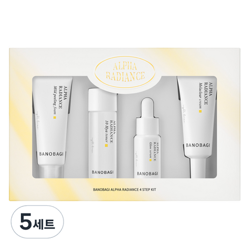 바노바기 알파 래디언스 4 스텝 키트 세트, 5세트