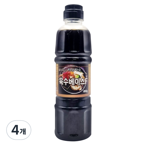 에프엔씨코리아 하우하우 육수베이스F, 630g, 4개