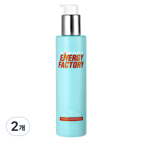 꽃을든남자 에너지팩토리 맨즈 플루이드 올인원, 200ml, 2개