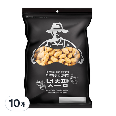 넛츠팜 꿀땅콩, 1kg, 10개
