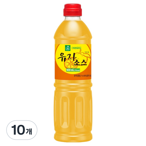 이엔푸드 유자소스, 900ml, 10개
