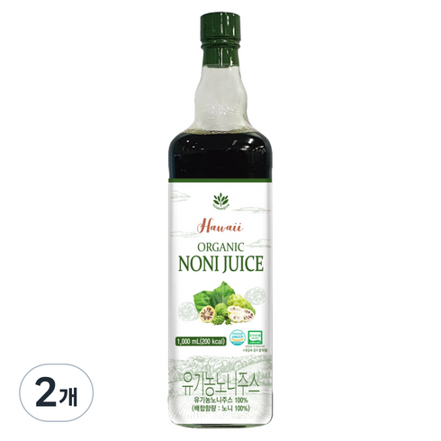 발란스그로우 하와이 유기농 노니주스, 2개, 1L