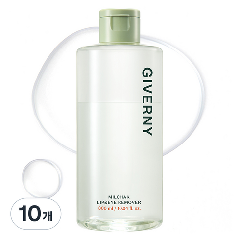지베르니 저자극 밀착 립 앤 아이 리무버, 300ml, 10개