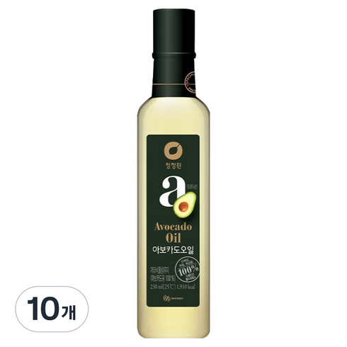 청정원 아보카도 오일, 10개, 230ml
