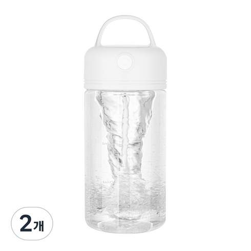 일상공감 토네이텀 텀블러, 화이트, 380ml, 2개