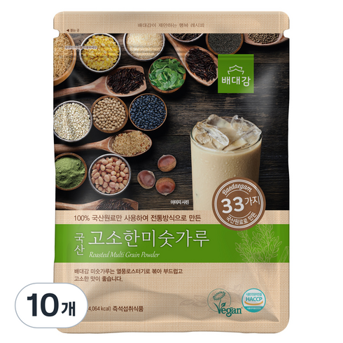 배대감 국산 고소한 미숫가루, 1kg, 10개