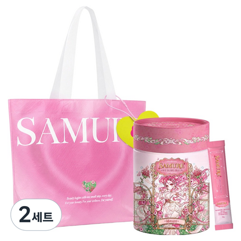 사뮤르 이너뷰티 홍삼스틱 선물세트 550g + 오브제백, 2세트