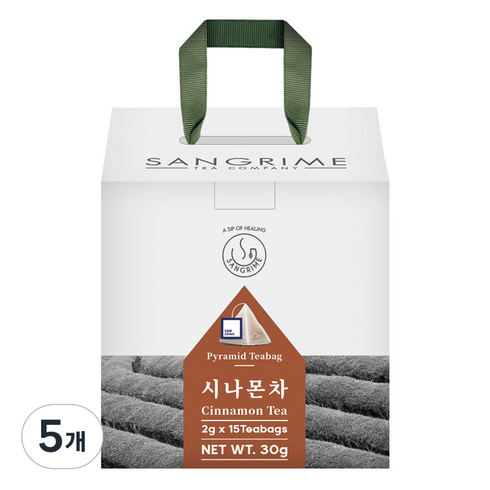산그리메 삼각티백 시나몬차, 15개입, 5개, 2g