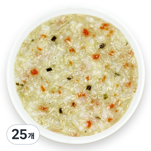짱죽 실온이유식 9개월부터 중기 죽2, 영양닭죽, 160g, 25개
