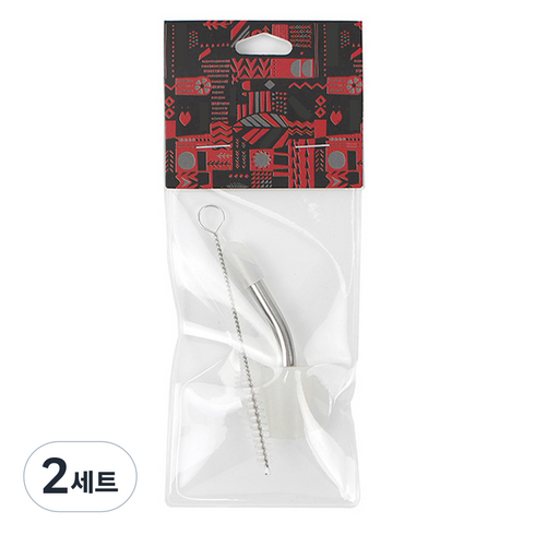핸드드립 노즐 주전자 롱 스파우트 + 청소솔 세트, 2세트