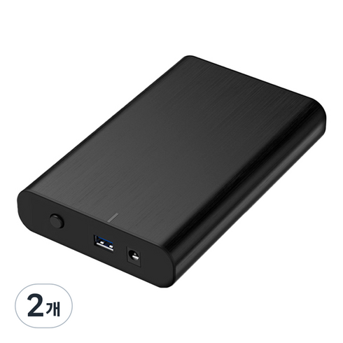 넥스트유 USB3.0 SATA 하드 케이스, NEXT-357U3, 2개