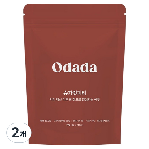 오다다 슈가컷피티, 3g, 24개입, 2개