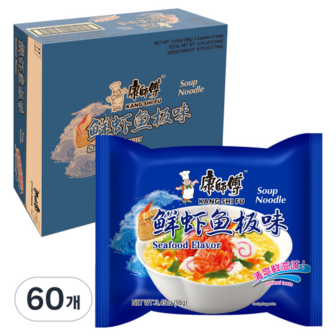 캉스푸 선하어반맛 라면 98g, 60개