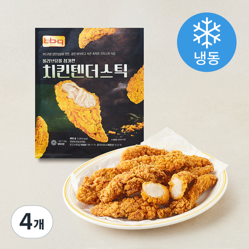 비비큐 치킨텐더스틱 (냉동), 450g, 4개
