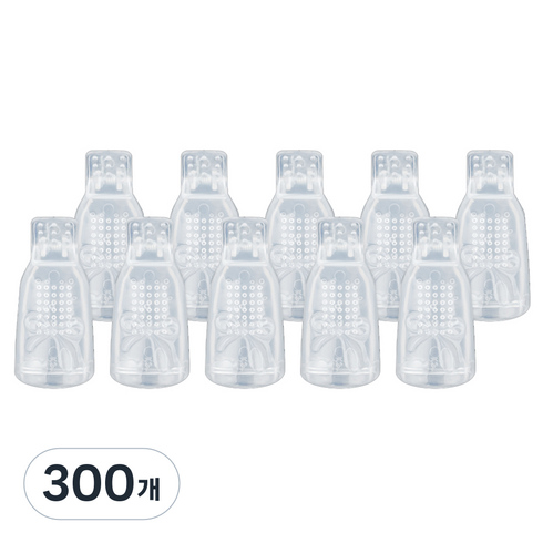 네일 쏙오프 클립, 300개, 반투명