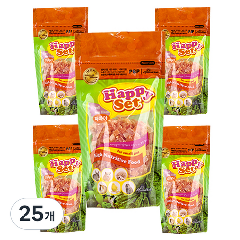 애니멀밥 PSP 파파야칩 소동물 간식, 70g, 25개