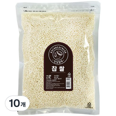 싱싱잡곡 찹쌀, 800g, 10개
