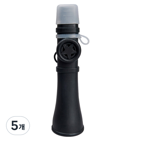 위고뮤직 휴대용 프렌치 카주, ST-J43, 블랙, 5개