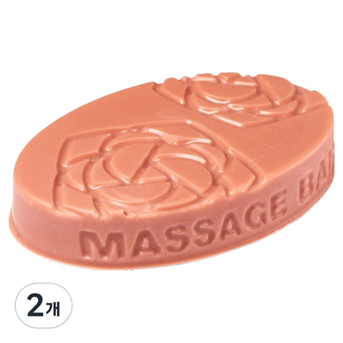 러쉬 트루 로맨스 마사지 바, 65g, 2개