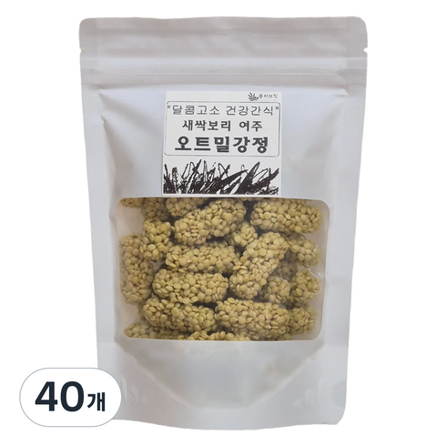 올리브잇 달콤고소 새싹보리 여주 오트밀 강정, 150g, 40개