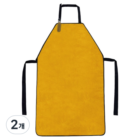 카멜로 소가죽 작업 공방 용접 앞치마 AP-2TAN, 2개