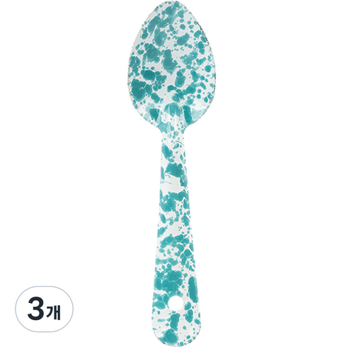 크로우캐년홈 스몰스푼 D49, TURQUOISEMARBLE, 단품, 3개