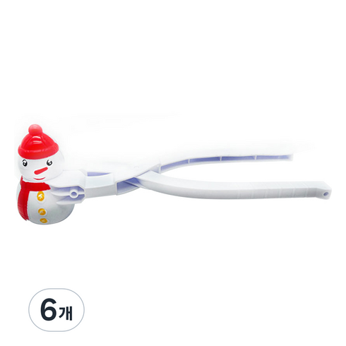 커스터스 스노우볼 메이커 모래놀이 눈사람, 혼합색상, 250g, 6개