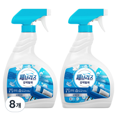 페브리즈 섬유탈취제 상쾌한향 본품, 880ml, 8개