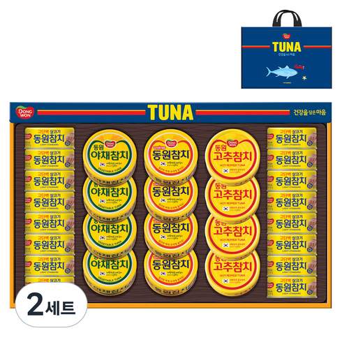동원참치 T28호 + 쇼핑백 세트, 2세트