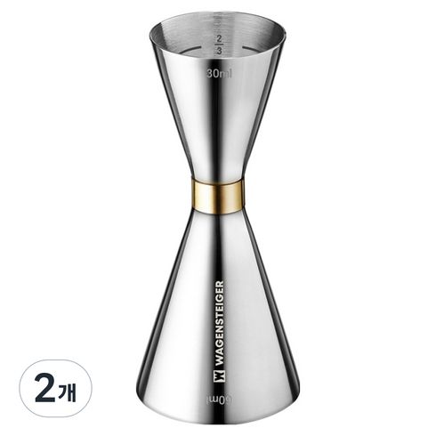 바겐슈타이거 스텐304 홈텐딩 골드링 지거 30ml 60ml, 혼합색상, 2개