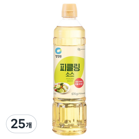 청정원 피클링소스, 570g, 25개