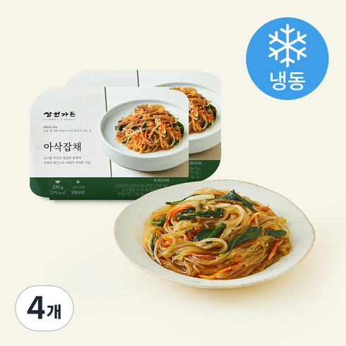 캐비아 삼원가든 아삭잡채 (냉동), 230g, 4개