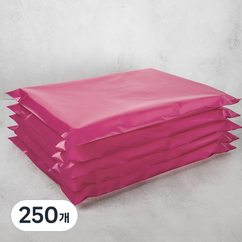 혜림봉투 HDPE 택배봉투 핑크, 250개