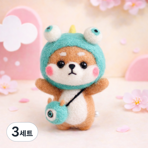 아트조이 DIY 양모펠트 키트, 3세트, 마스크