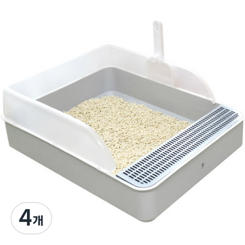 딩동펫 고양이 베타 화장실, 그레이, 4개