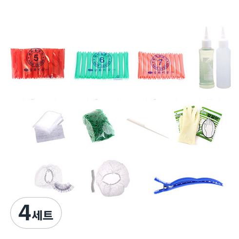 뽀꼬뽀꼬닷컴 남성용 셀프파마 세트, 100ml, 4세트