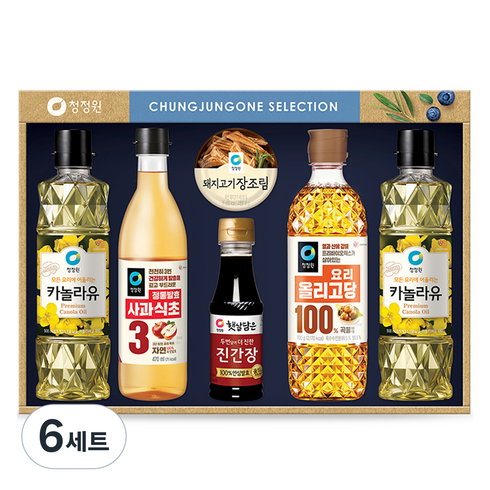 청정원 스페셜 10호 세트 + 쇼핑백, 6세트