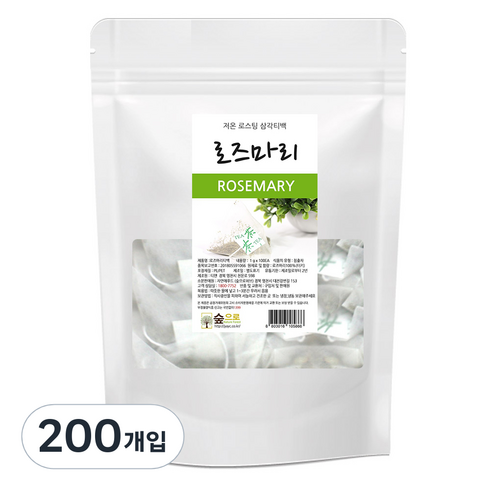 숲으로허브 로즈마리 삼각티백, 1g, 100개입, 2개