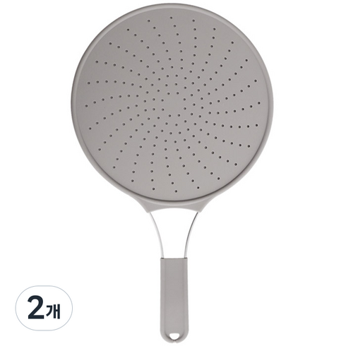 lilive 네이쳐리빙 기름튐 방지 실리콘 후라이팬 덮개, 30cm, 2개