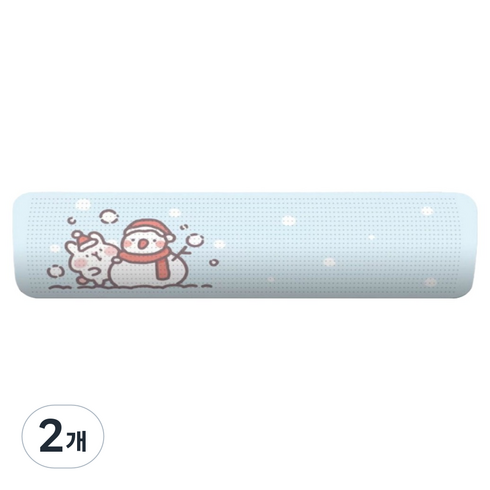 KODACHIEF 무동력 윈드바이저 에어컨 바람막이 크리스마스 눈사람 90 x 27 cm, 2개