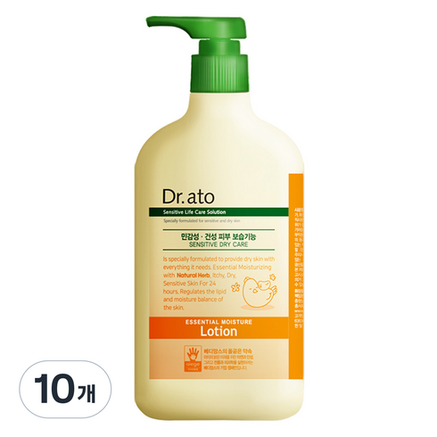 닥터아토 에센셜 모이스춰 로션, 310ml, 10개