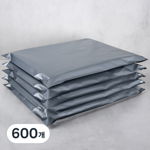 혜림봉투 HDPE 택배봉투 은색, 600개