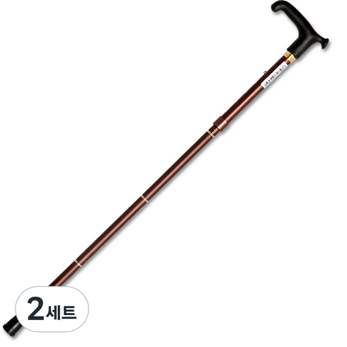 오쎈버그 스몰 더비 접이식 지팡이 17626 + 파우치, 블랙진 브라운(지팡이), 랜덤발송(파우치), 2세트